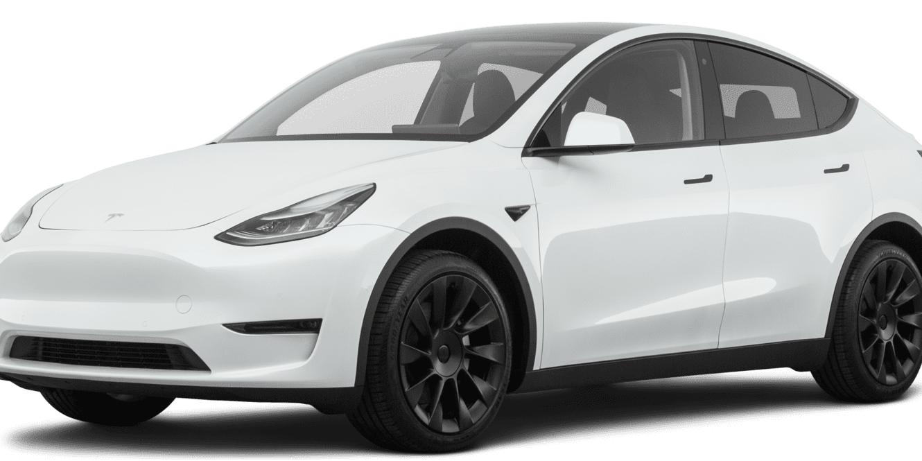 TESLA MODEL Y 2020 5YJYGDEE1LF042063 image